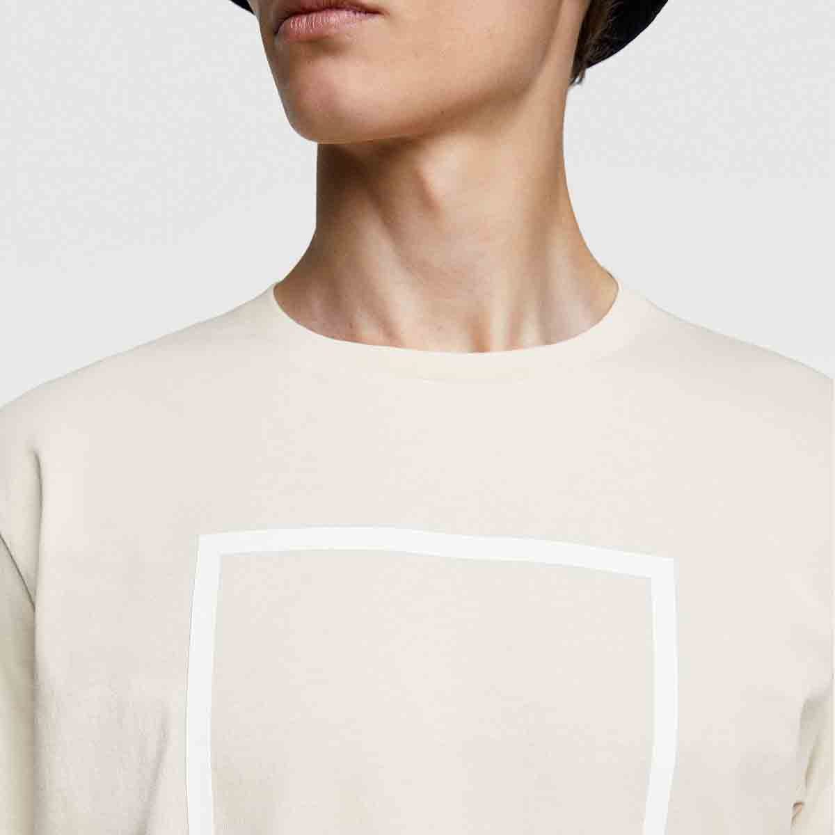 Cream Square Shirt - Imagen 3