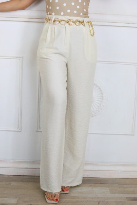 Pantalon Efecto Lino Básic