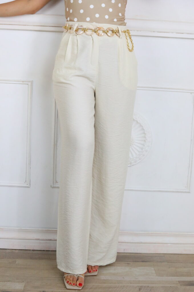 Pantalon Efecto Lino Básic