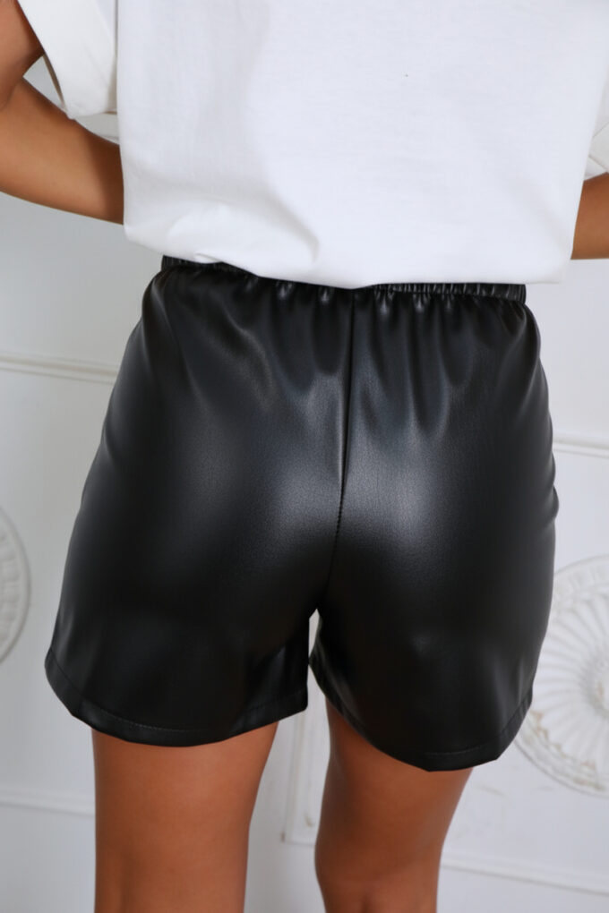 Falda-Pantalón Polipiel Lazo