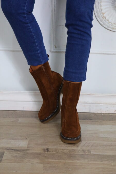 Botas Antelina Elástico