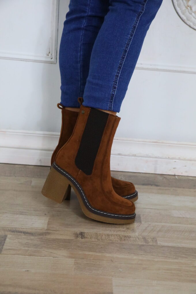 Botas Antelina Elástico