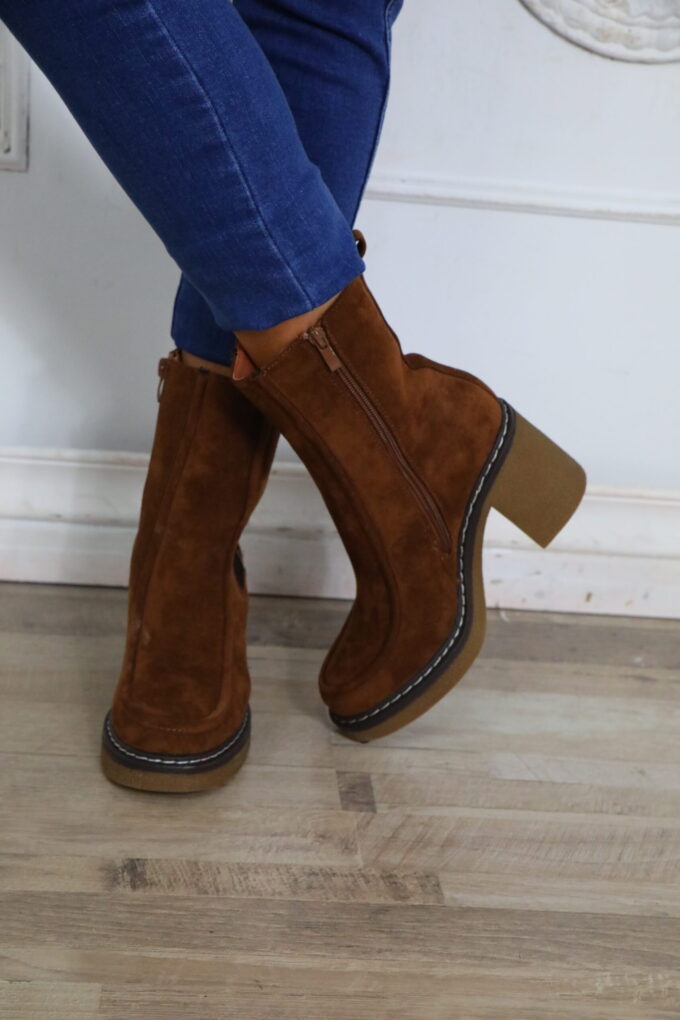 Botas Antelina Elástico