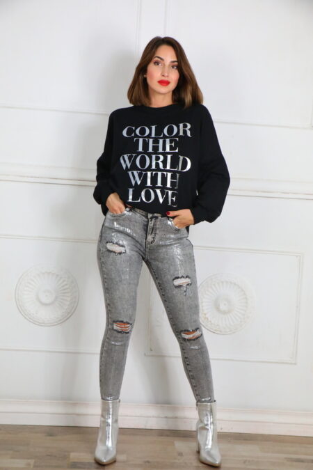 Vaquero Metalizado Roturas