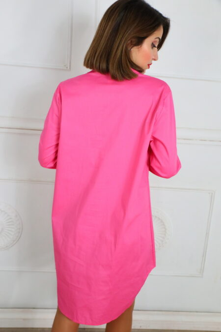 Camisa Larga Bolsillo