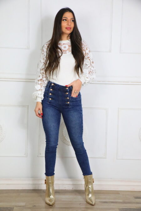 Vaquero Alto Botones