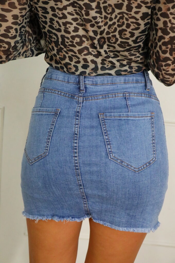 Falda-Pantalón Vaquera Reductora