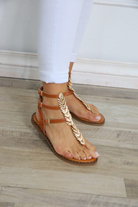 Sandalias Planas Brillos