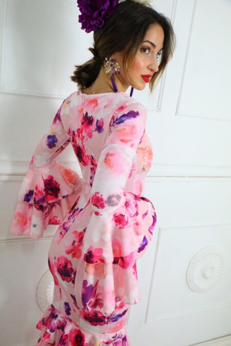 Vestido Flamenco Flores