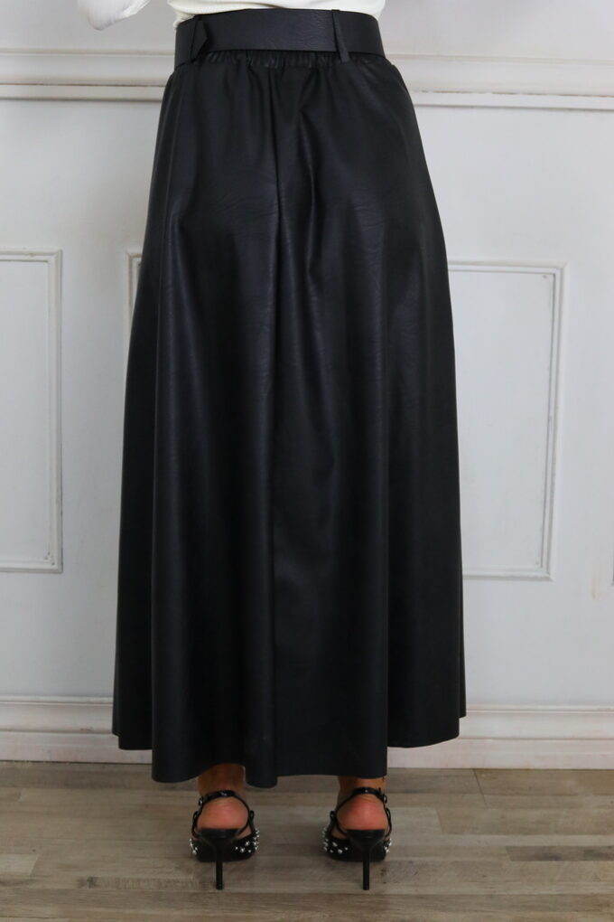 Falda Polipiel Cinturón