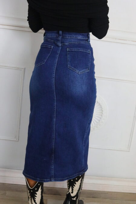 Falda Vaquera Botones