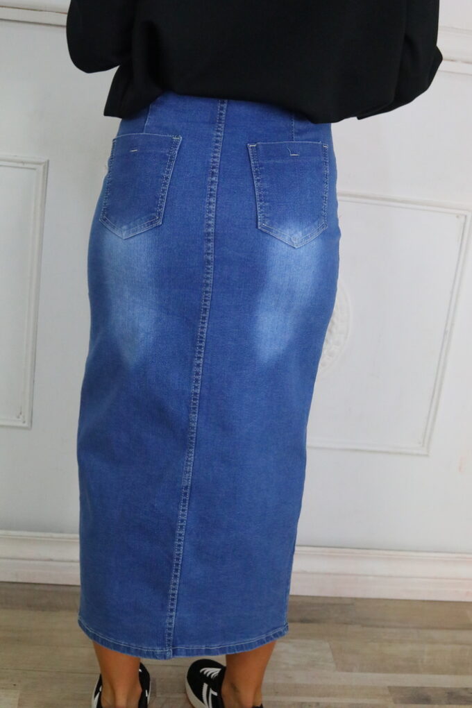 Falda Vaquera Botones