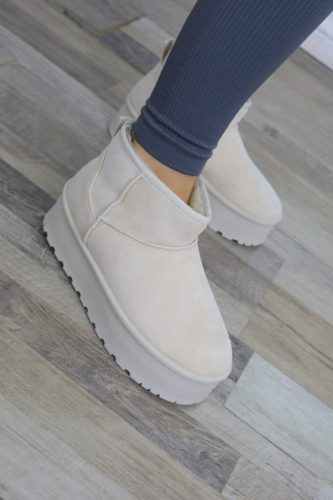 Botín Doble Suela Pelitos