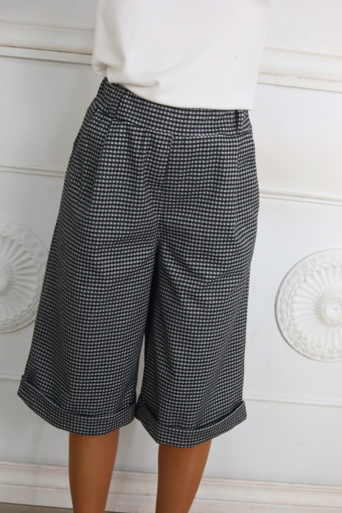 Bermuda Paño Cuadros