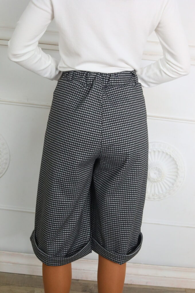 Bermuda Paño Cuadros