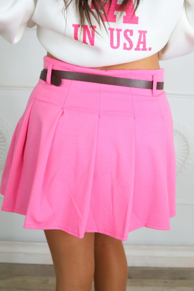 Falda Tablas Cinturón