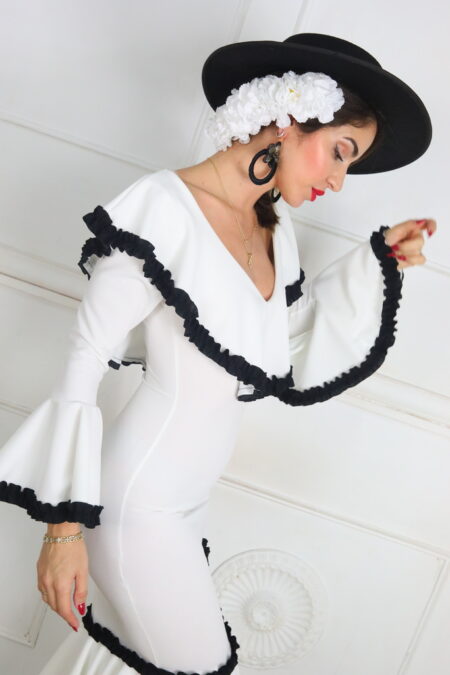Vestido Flamenco Bicolor