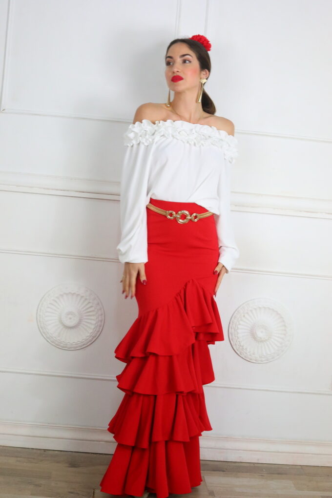 Falda Flamenca Volantes