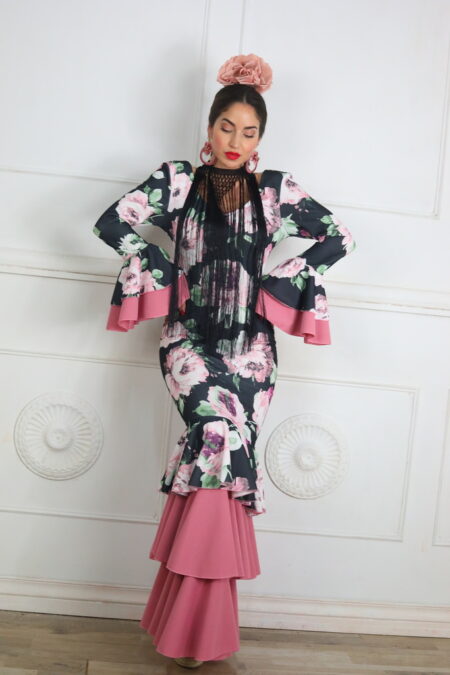 Vestido Flamenco Flores