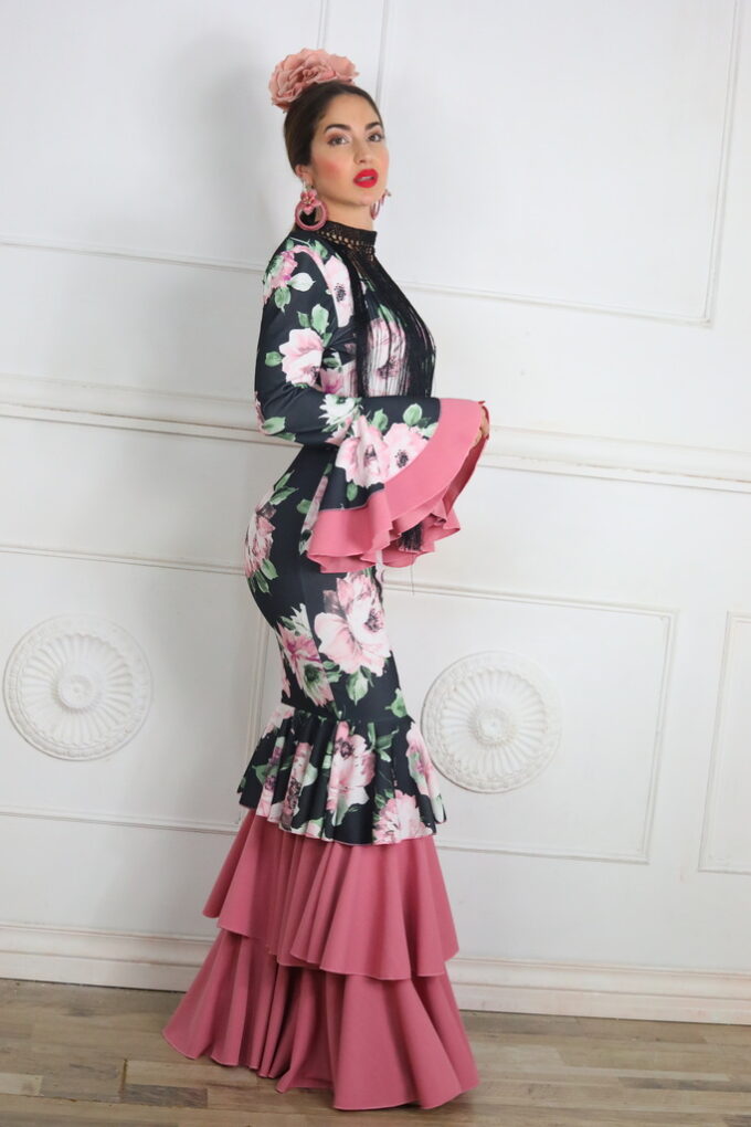 Vestido Flamenco Flores