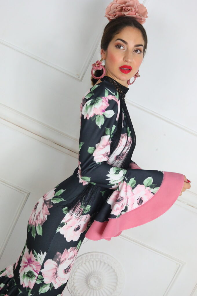 Vestido Flamenco Flores