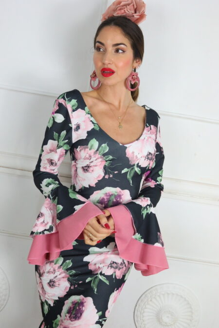 Vestido Flamenco Flores