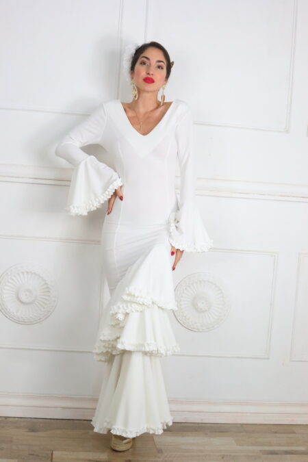 Vestido Flamenco Triple Volante