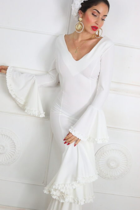 Vestido Flamenco Triple Volante