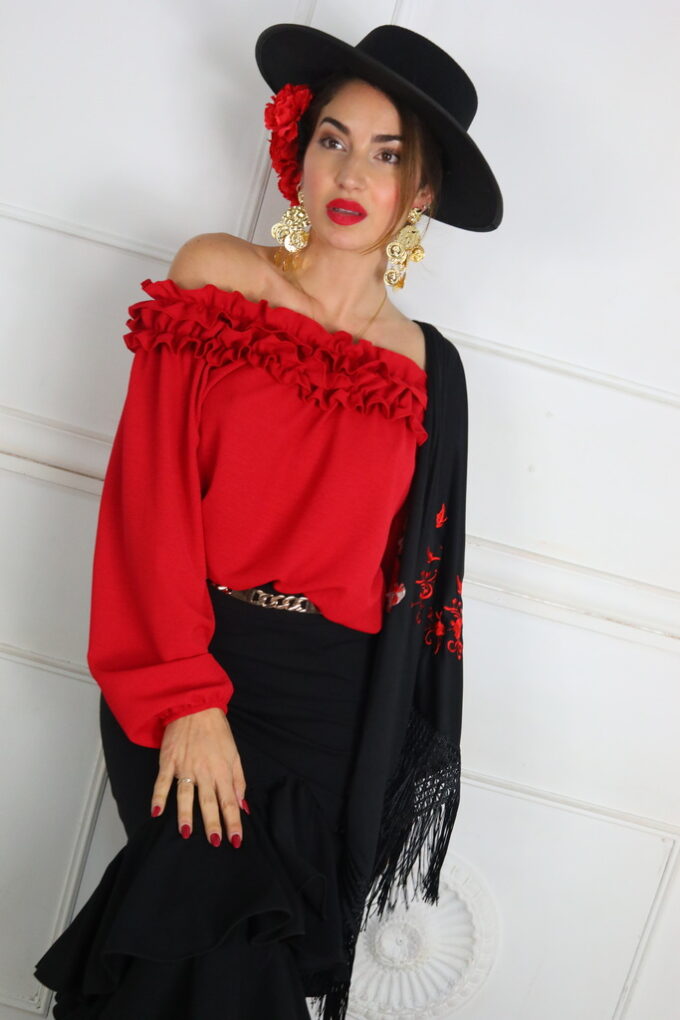 Blusa Honor Volantes