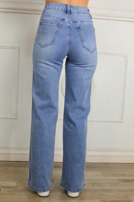 Vaquero Straight Leg Rayas