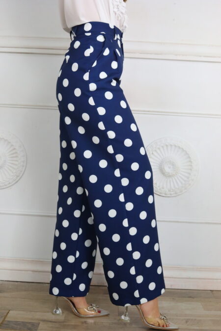 Pantalon Ancho Lunares