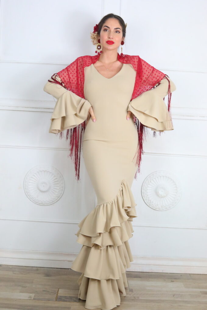 Vestido Flamenco Liso