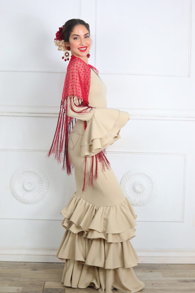 Vestido Flamenco Liso