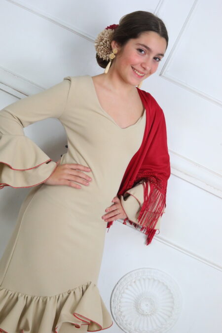 Vestido Flamenco Liso