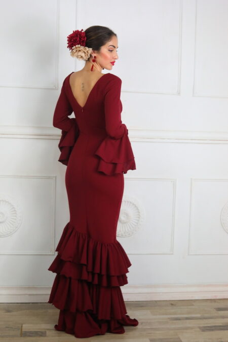 Vestido Flamenco Liso