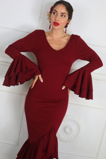 Vestido Flamenco Liso