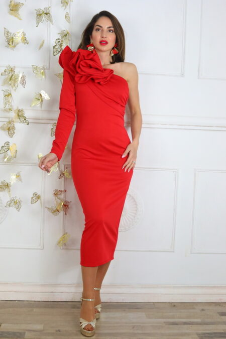 Vestido Asimétrico Cóctel