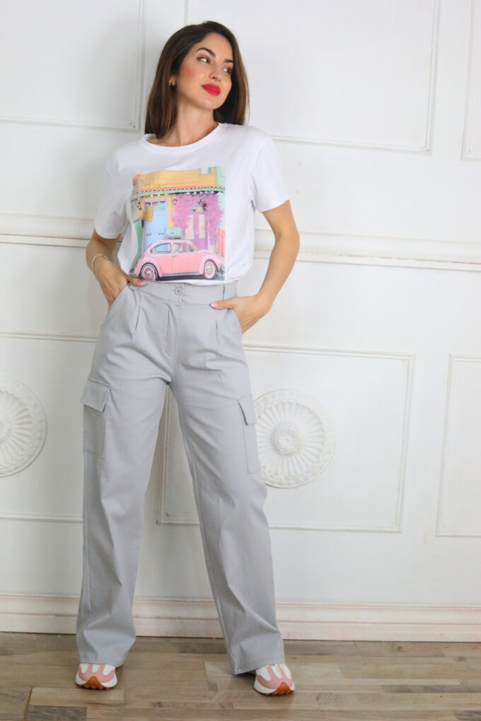 Pantalon Cargo Ancho