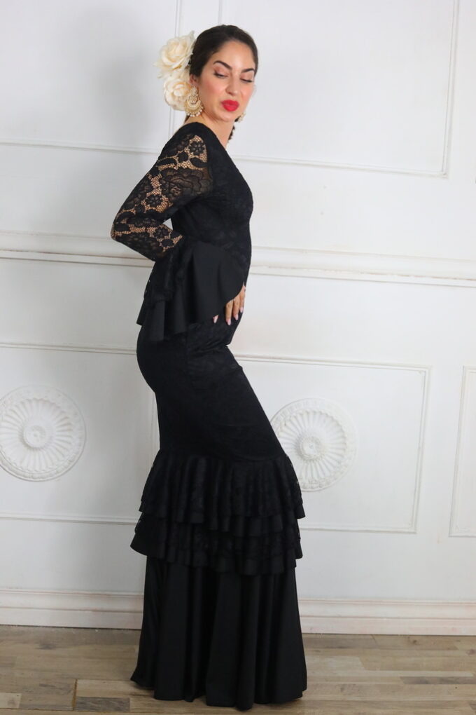 Vestido Flamenco Encaje