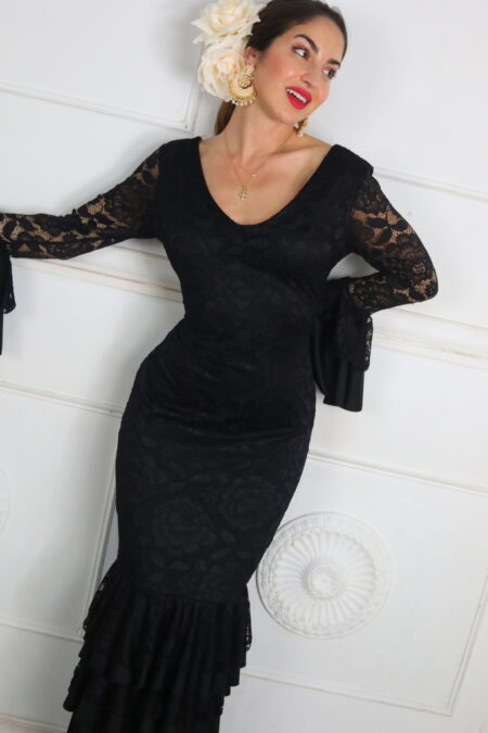 Vestido Flamenco Encaje