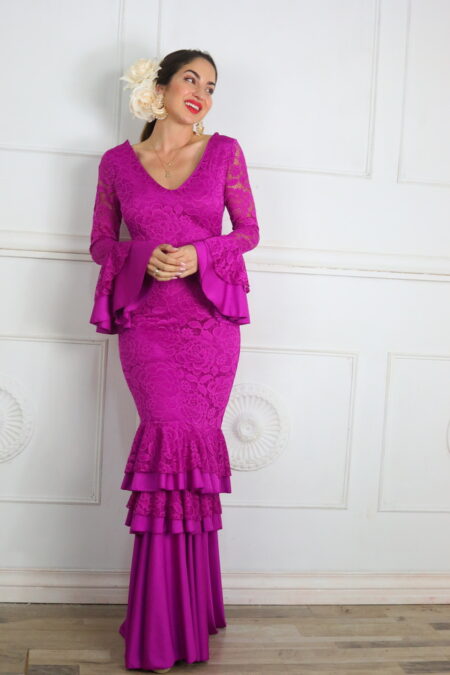 Vestido Flamenco Encaje