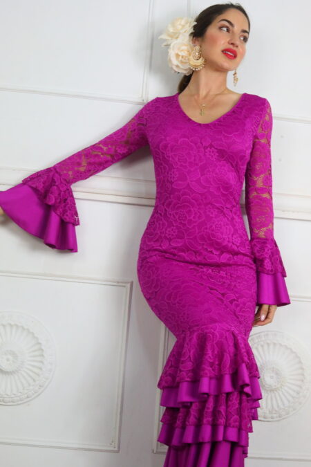 Vestido Flamenco Encaje