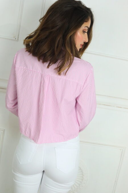 Camisa Rayas Bolsillos