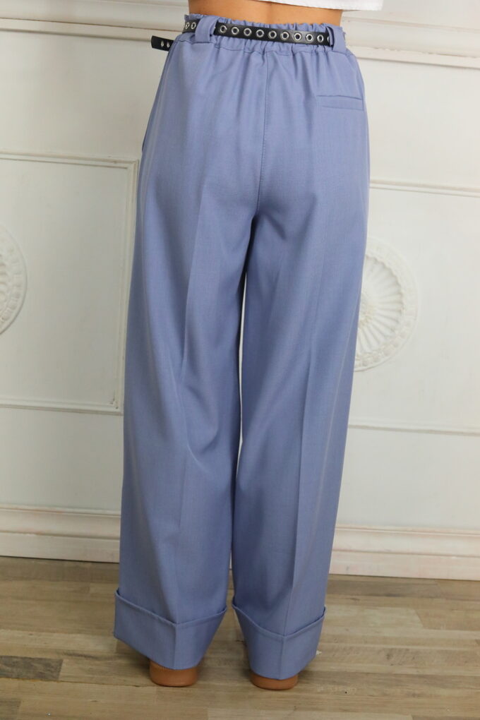 Pantalon Dobladillo Cinturón