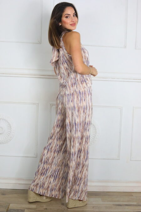 Conjunto Minipliegues Estampado