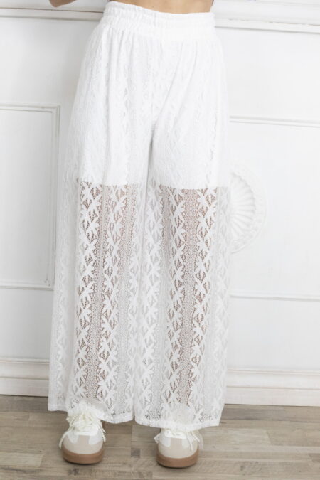 Pantalon Encaje Con Forro