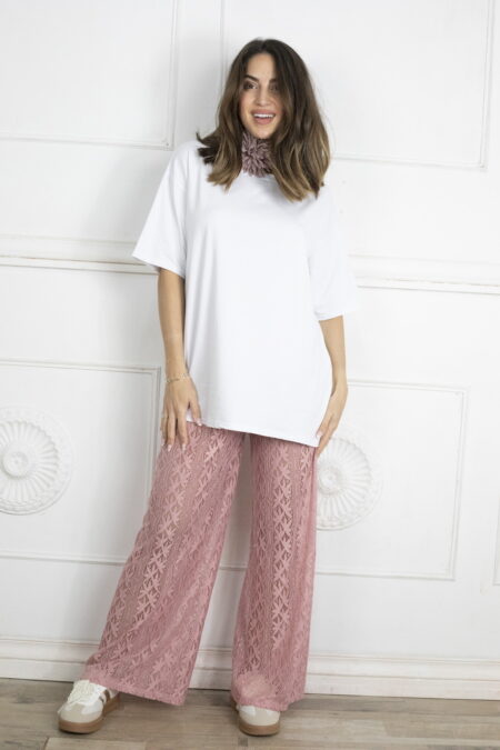 Pantalon Encaje Con Forro