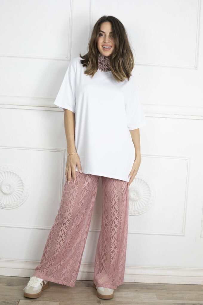 Pantalon Encaje Con Forro