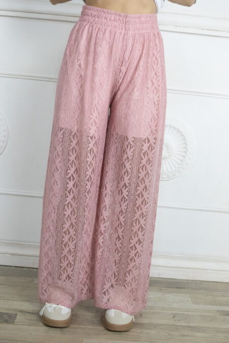 Pantalon Encaje Con Forro