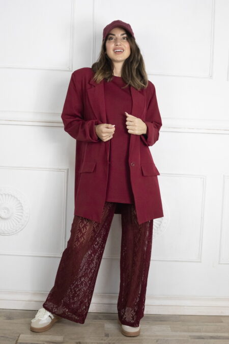 Pantalon Encaje Con Forro